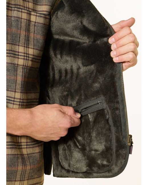 Barbour Weste WARM PILE in Green für Herren