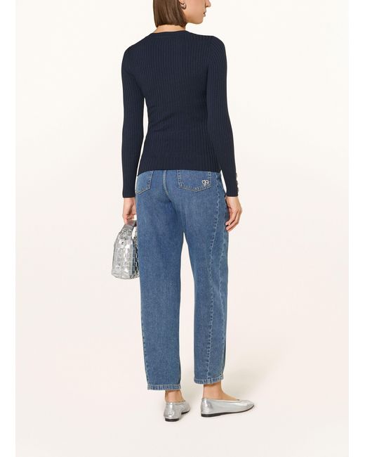 MARC AUREL Blue Pullover