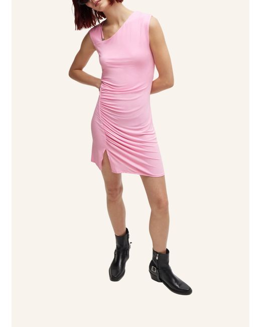 HUGO Pink Jersey-Kleid NALIRA Slim Fit