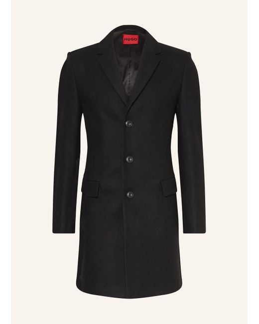 HUGO Wollmantel MIGOR2541 in Black für Herren