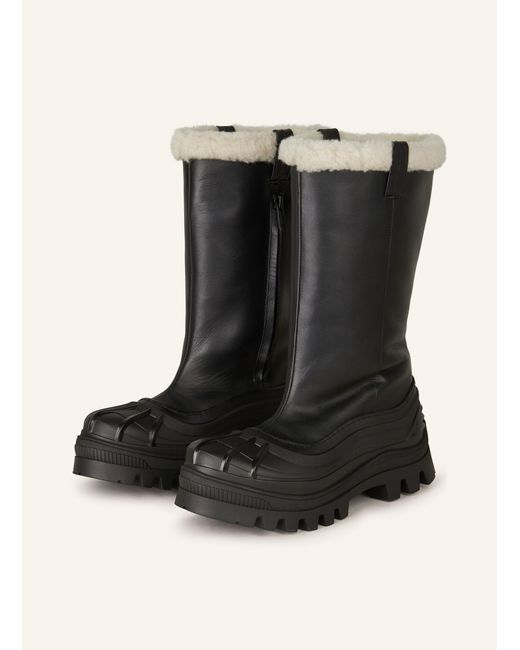 Flattered Black Boots PELLA