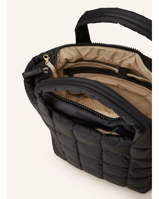 VEE COLLECTIVE Black Shopper PORTER TOTE MEDIUM