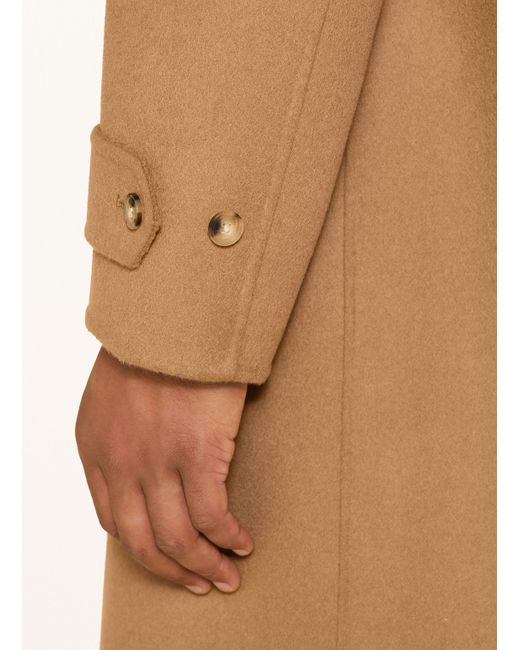 Tommy Hilfiger Wollmantel in Natural für Herren