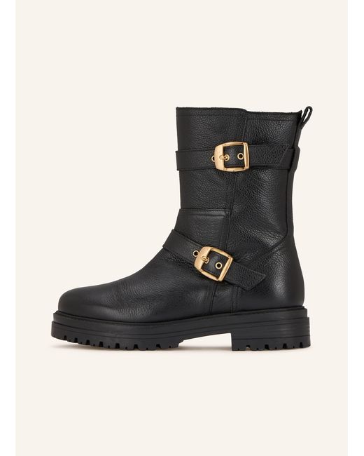 Pertini Black Biker Boots