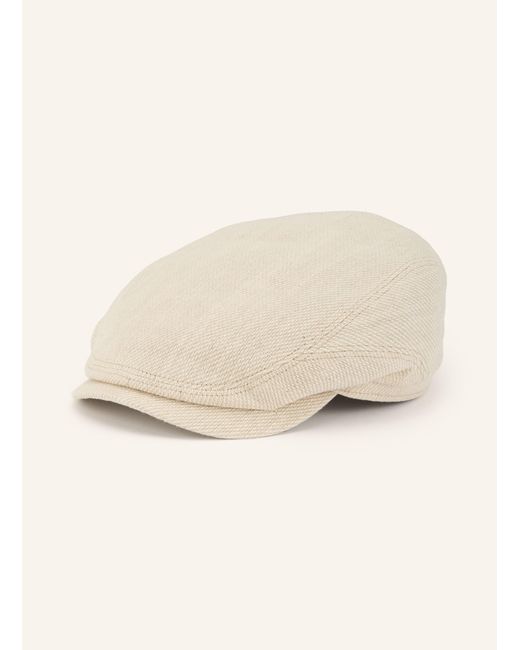 Stetson Schiebermütze mit Leinen in Natural für Herren