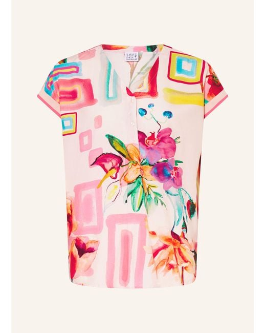 Emily Van Den Bergh Pink Bluse