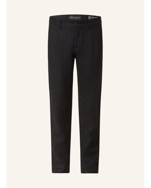 Marc O' Polo Leinenchino OSBY JOGGER Tapered Fit in Black für Herren