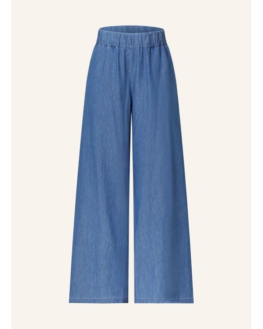 LADNERI Blue Marlenehose BONDY