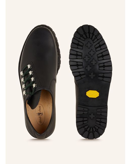 dirndl + bua Haferlschuhe RINDBOX in Black für Herren