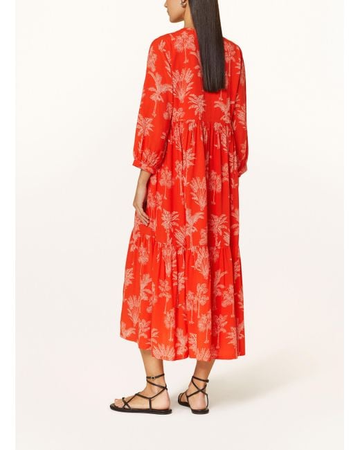 Juvia Red Kleid MALOU mit 3/4-Arm