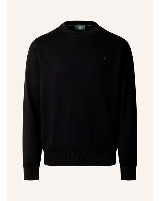 Hackett Pullover ESS COTTON CREW in Black für Herren