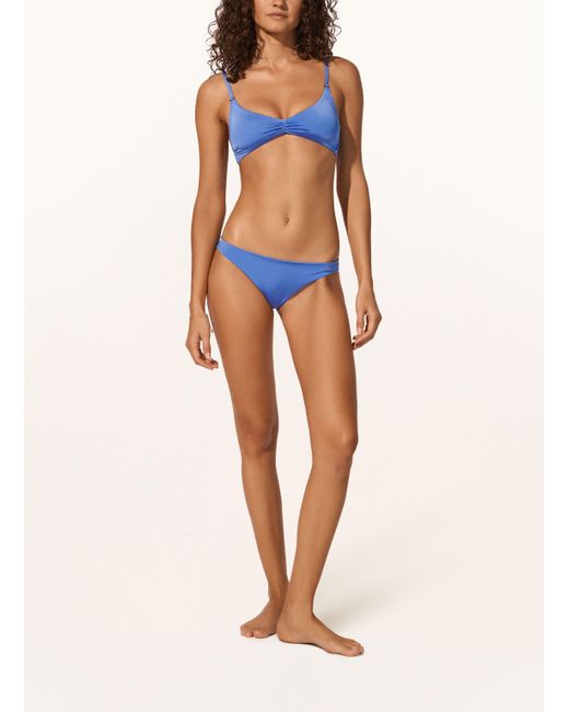 watercult Blue Brazilian-Bikini-Hose SHIMMERING SOLIDS