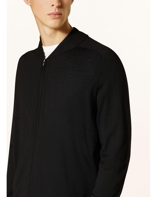 STROKESMAN'S Strickjacke in Black für Herren