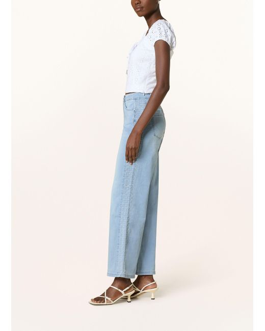 Buena Vista Blue Wide Leg Jeans