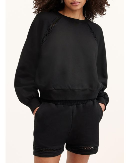 AllSaints Black Sweatshirt EWELINA