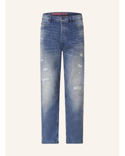 HUGO Jeans 634 Tapered Fit in Blue für Herren