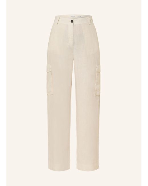 Marc O' Polo Natural Cargohose aus Leinen