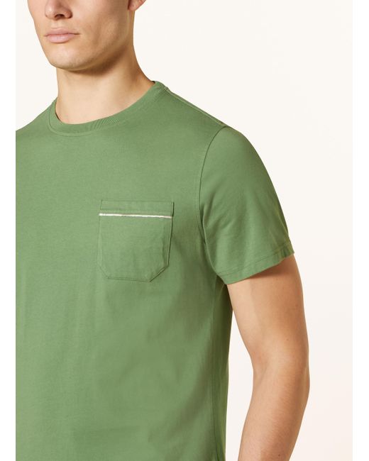 Barbour T-Shirt in Green für Herren