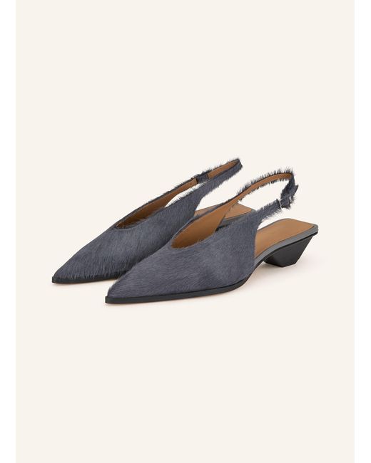 Flattered Blue Slingpumps AVALON