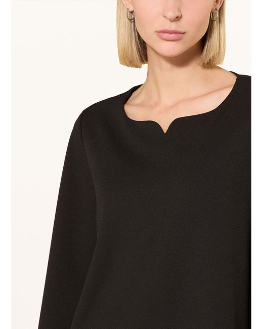 Ana Alcazar Black Cocktailkleid mit Schmucksteinen