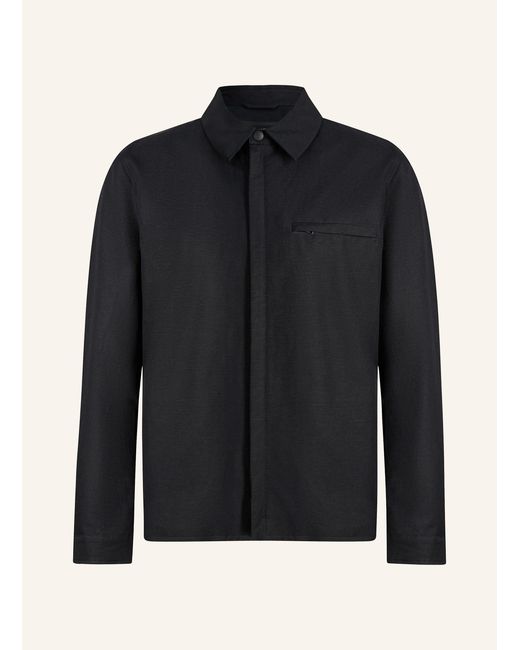 Strellson Overjacket MODENA mit Leinen in Black für Herren