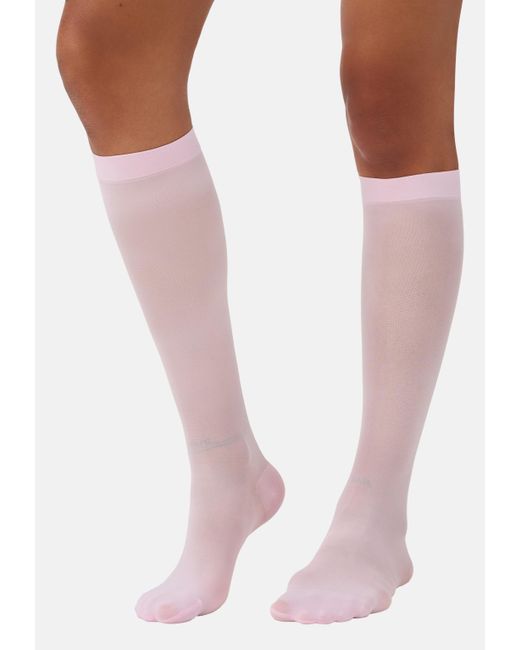 Item M6 Pink Fein-Kniestrümpfe TRANSLUCENT 20 CONSCIOUS mit Kompression