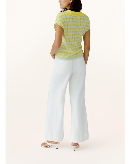 Ouí Yellow Strickshirt