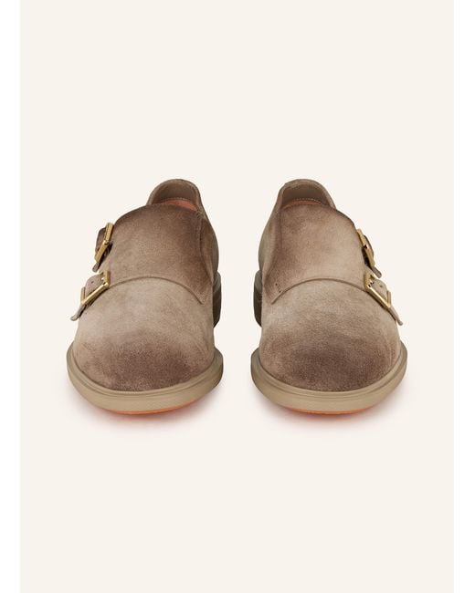 Santoni Double-Monks in Natural für Herren