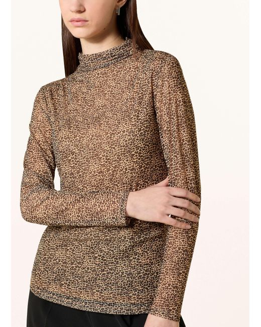 MARC AUREL Brown Longsleeve aus Mesh