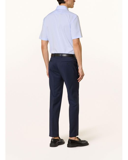 Olymp Kurzarm-Hemd Luxor modern fit in Blue für Herren