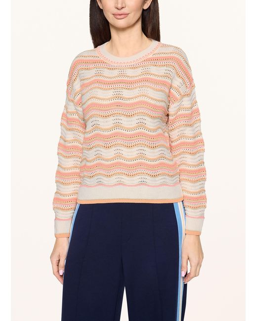 Cartoon Natural Pullover mit Glitzergarn