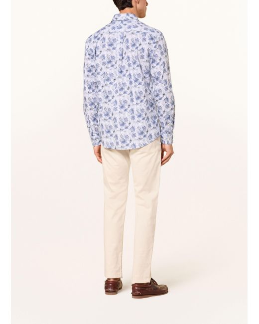 Fynch-Hatton Hemd Regular Fit in Blue für Herren