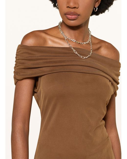 Ba&sh Brown Off-Shoulder-Top BENE