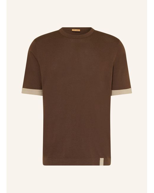 MOS MOSH Gallery Strickshirt MMGJUSTIN in Brown für Herren