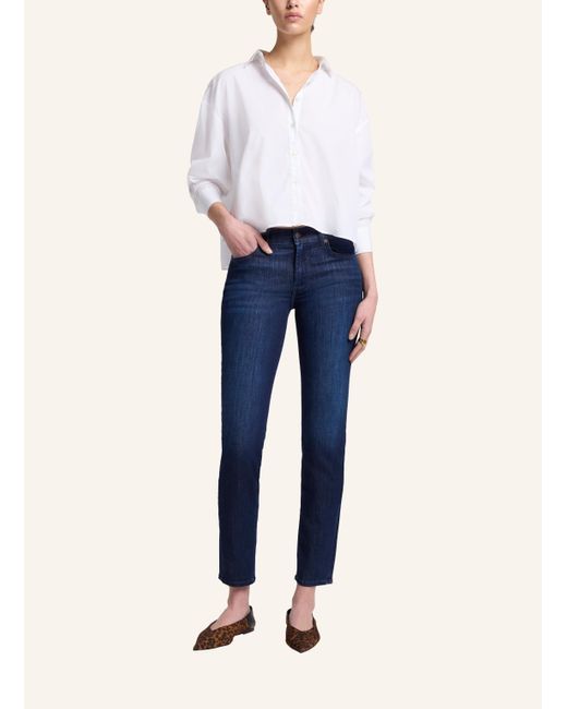 7 For All Mankind Blue Jeans ROXANNE Slim fit
