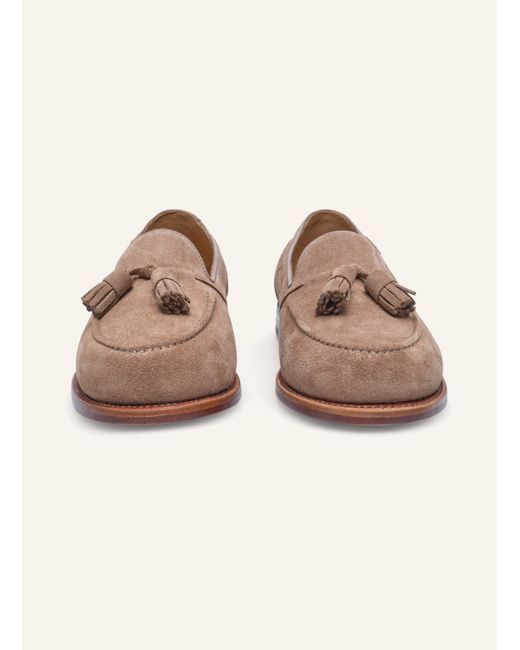 Heinrich Dinkelacker Loafer WIEN PLAIN TASSEL V in Natural für Herren