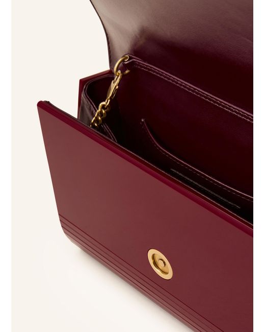 Saint Laurent Red Clutch VICKY MINAUDIÈRE