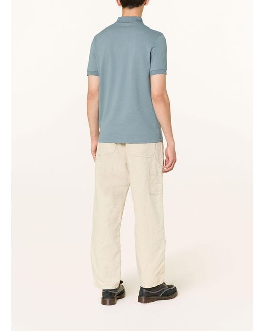 Fred Perry Piqué-Poloshirt Regular Fit in Blue für Herren