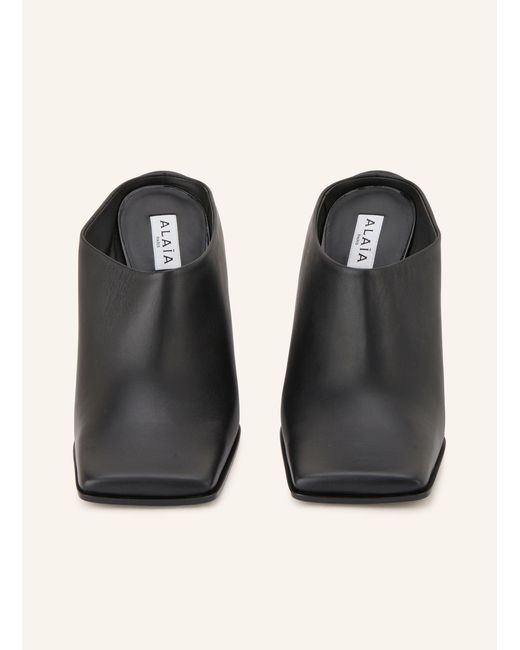 Alaïa Black Mules
