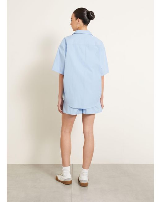 AMI Blue Bluse
