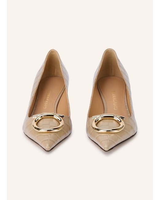 Ferragamo Natural Pumps LARA