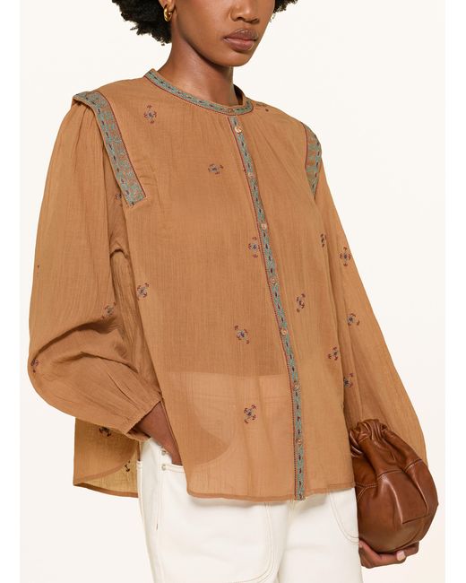 Ba&sh Brown Bluse DALILA