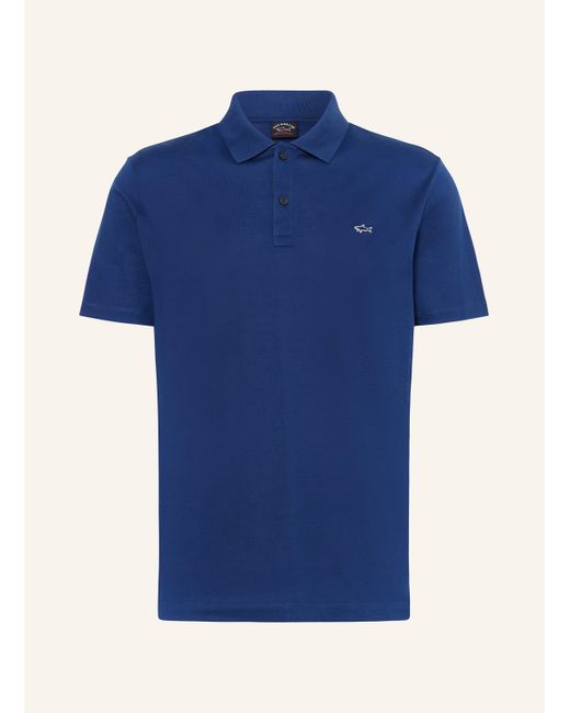 Paul & Shark Piqué-Poloshirt in Blue für Herren
