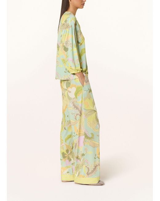 Marc Cain Yellow Marlenehose aus Jersey