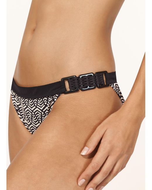 LIDEA® Black Basic-Bikini-Hose DASHED PULSE
