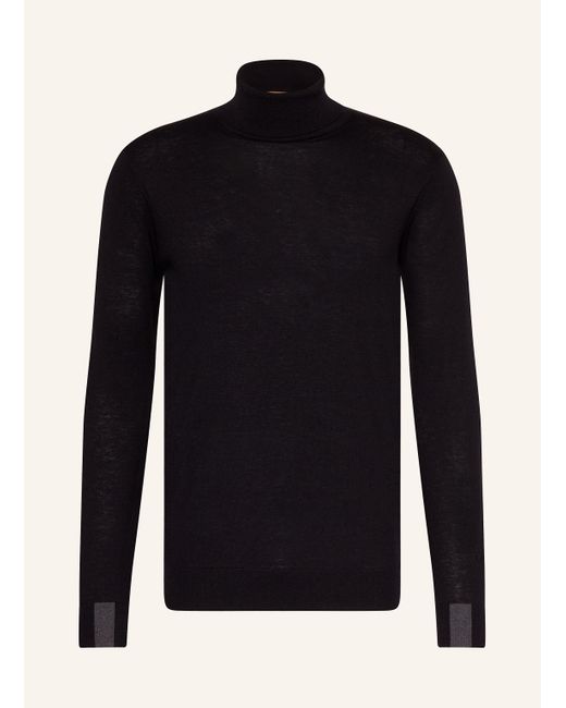 MOS MOSH Gallery Rollkragenpullover MMGADAM in Black für Herren