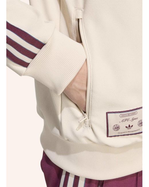 Adidas Originals AJAX AMSTERDAM TERRACE ICONS TRAININGSJACKE in Natural für Herren