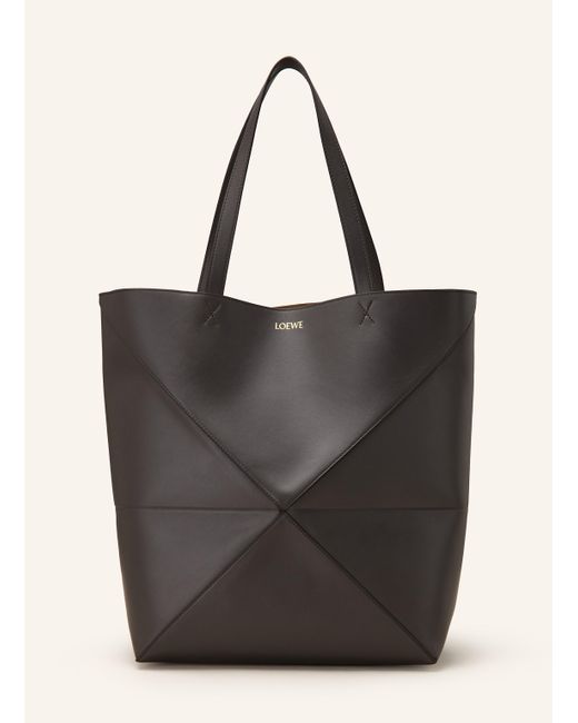 Loewe Shopper PUZZLE FOLD TOTE LARGE in Black für Herren