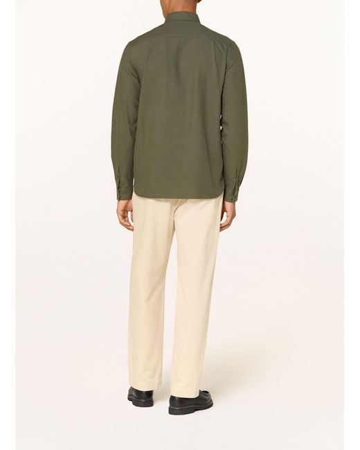 Fred Perry Hemd Regular Fit in Green für Herren