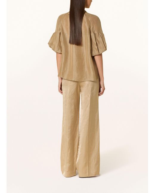 Marc Cain Natural Blusenshirt mit Leinen